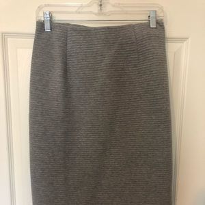 Boden grey textured pencil skirt